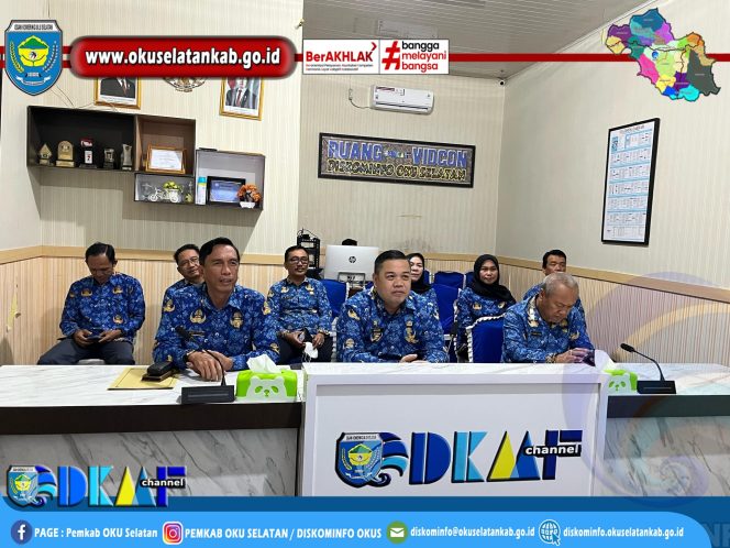 
					PEMKAB OKU SELATAN IKUTI RAKOR PENYELENGGARAAN PEMERINTAH DAERAH SECARA VIRTUAL