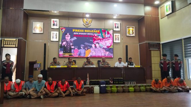 
					Polres OKU Selatan Ungkap Berbagai Kasus dalam Operasi Pekat Musi 2025