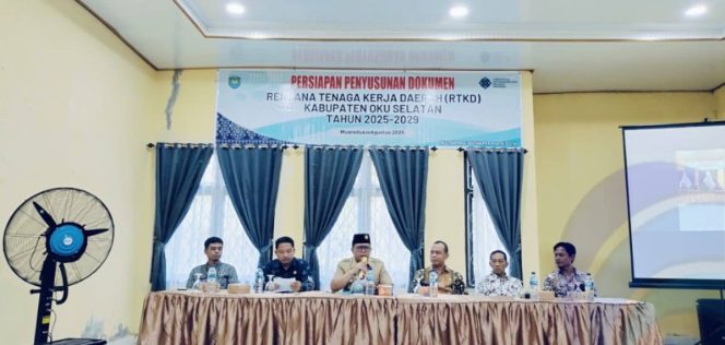 
					PEMKAB OKU SELATAN IKUTI PERSIAPAN PENYUSUNAN RTKD 2025–2029 BERSAMA KEMNAKER RI