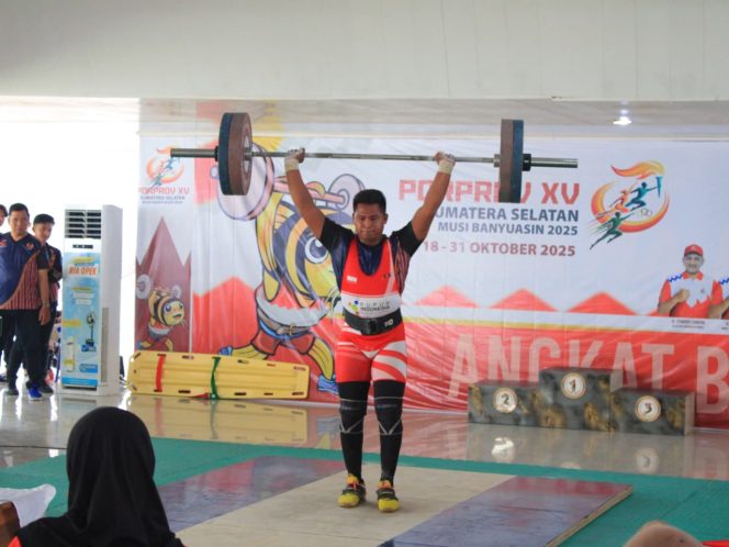 
					Cabor Angkat Besi OKU Selatan Sumbang 3 Emas 6 Perak 1 Perunggu di PORPROV XV Sumsel