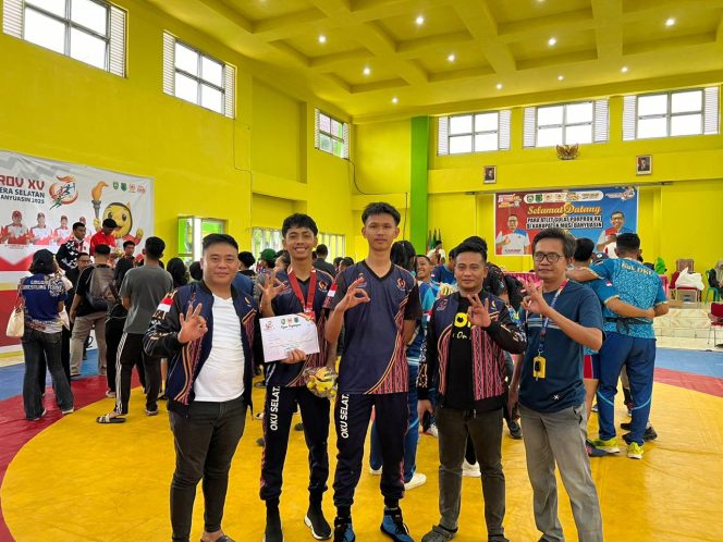 
					Gulat OKU Selatan Sabet 1 Perak dan 1 Perunggu di Porprov XV Sumsel 2025