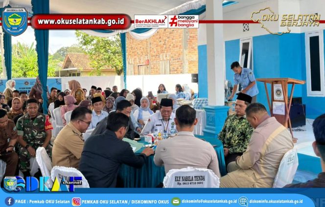 
					Dapur MBG Desa Sinar Mulyo Resmi Diluncurkan, Pemkab OKU Selatan Perkuat Upaya Tekan Stunting
