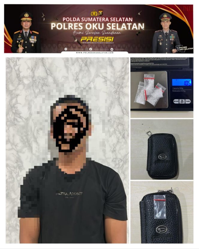 
					Terduga Pengedar Sabu Ditangkap di Buay Rawan, Polres OKU Selatan Imbau Warga Aktif Laporkan Peredaran Narkoba