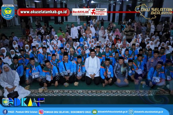 
					Bupati OKU Selatan Lepas 125 Jamaah Calon Haji, Berangkatkan ke Asrama Haji Palembang
